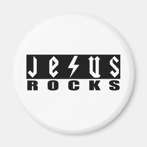 Jesus Rocks Fridge Magnet