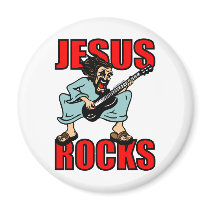 JESUS ROCKS MAGNETS