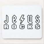 Jesus Rocks Mouse Pad