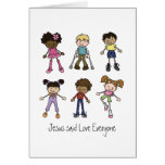 Jesus said Love Everyone card
