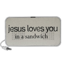 Jesus Sandwich Portable Speaker