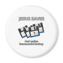 Jesus saves and backups