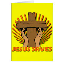JESUS SAVES CARD