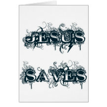 JESUS SAVES CARDS