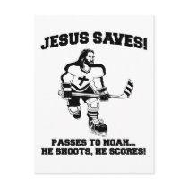 Jesus Saves Hockey funny tshirt
