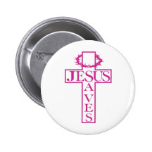 jesus saves hot pink