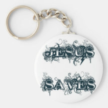 JESUS SAVES KEYCHAINS