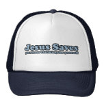 Jesus Saves Satire Mesh Hat