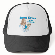 JESUS SAVES WITH COUPONS
