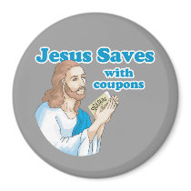 JESUS SAVES WITH COUPONS