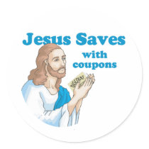 Jesus saves with coupons