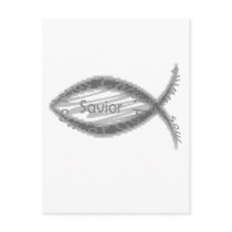 Jesus Saviour Fish Symbol