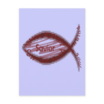 Jesus Saviour Fish Symbol