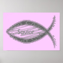 Jesus Saviour Fish Symbol