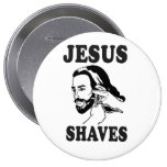 JESUS SHAVES buttons