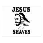 JESUS SHAVES POST CARDS