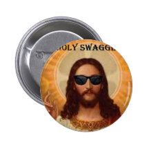 Jesus swagger.jpg pinback buttons