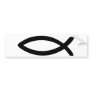 jesus symbol fish bumper sticker