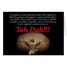 Jesus, ta da!!!   Holiday card