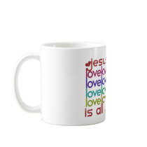Jesus Taught Love Coffee Mug