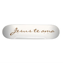 Jesus te ama skateboard