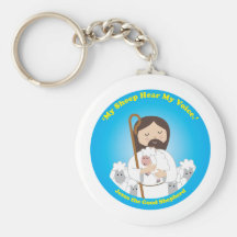 Jesus the Good Shepherd Key Chains