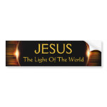 Jesus, The Light of the World Bumper Sticker