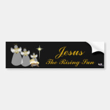 Jesus The Rising Sun-Customize Bumper Stickers