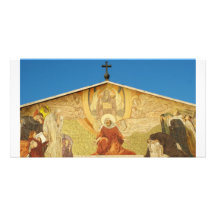 Jesus, the son of GOD in Church of Nations Customized Photo Card