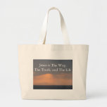 Jesus - The WAY, The TRUTH and The LIGHT Tote Bags