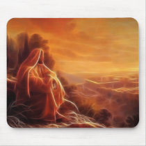 Jesus Thinking About You Mousepads
