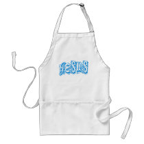 Jesus Tissus Bleu. Tabliers