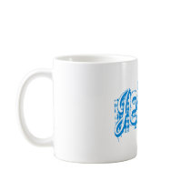 Jesus Tissus Bleu. Tasse À Café