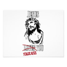 Jesus Tolerates You Personalized Invitation