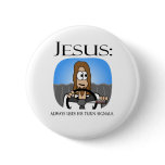 Jesus Uses His Turn Signals Pin