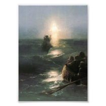 Jesus Walking on Stormy Seas Photo
