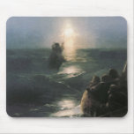 Jesus Walking on Water, Ivan Aivazovsky Painting Mousepads