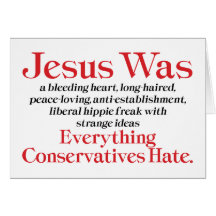 Jesus Was A Bleeding Heart Cards