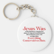 Jesus Was A Bleeding Heart Key Chains