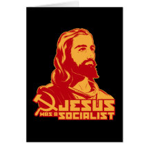 Jesus was a Socialist Greeting Card