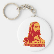 Jesus was a Socialist Key Chain