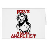 Jesus was an anarchist cards