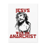 Jesus was an anarchist postcards