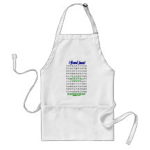Jesus Word Search Puzzle Apron