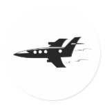 Jet Airplane stickers