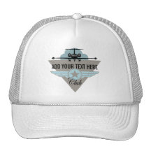 Jet Airplane Wing Club Trucker Hat