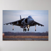Jet de harrier d'AV-8B Poster