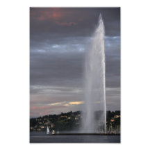 Jet D'Eau Photo Print
