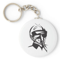 Jet Fighter Pilot Key Chain