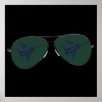 jet fighter reflection